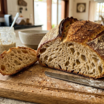 Receita de pão de fermentação natural: como fazer em casa um pão artesanal com crosta crocante e miolo macio